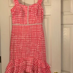 Lilly Pulitzer dress with ruffle bottom
